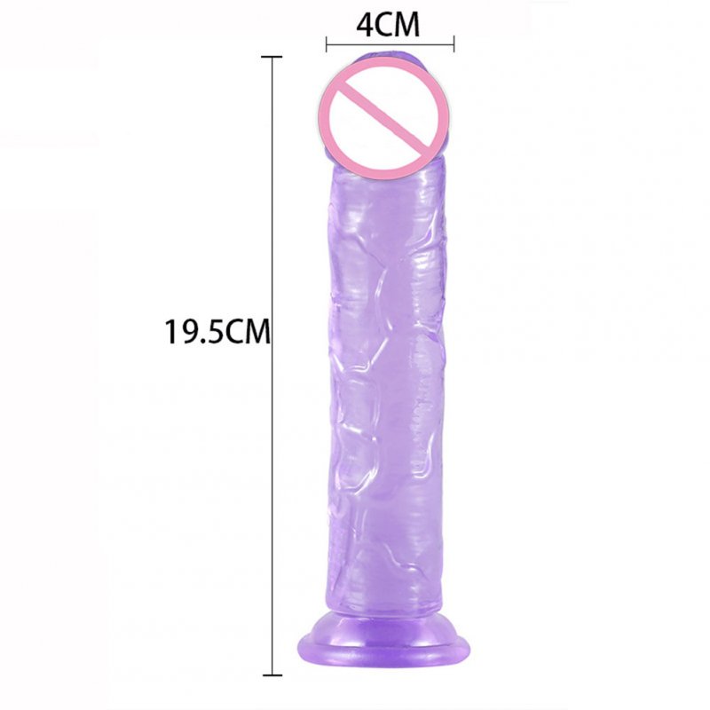 Woman Soft Crystal Dildo With Strong Suction Cup Multi-size G-spot Orgasm Sex Toys Adult Supplies