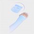Women 1pair High  Elastic Sunscreen  Sleeve Breathable Quick drying Gloves For Outdoor Riding Fishing Pink One size