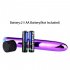 Women 7 inch Electroplating Vibration Massage Stick Sexy Av Massage Stick Female Masturbation Device Silver
