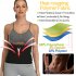 Women Abdomen Belt Waist Trimmer Sport Sweat Band Weight Loss Body Shaper Slimming Belly Band black L XL
