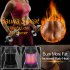 Women Abdomen Belt Waist Trimmer Sport Sweat Band Weight Loss Body Shaper Slimming Belly Band black L XL