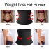 Women Abdomen Belt Waist Trimmer Sport Sweat Band Weight Loss Body Shaper Slimming Belly Band black L XL