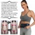 Women Abdomen Belt Waist Trimmer Sport Sweat Band Weight Loss Body Shaper Slimming Belly Band black L XL