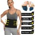 Women Abdomen Belt Waist Trimmer Sport Sweat Band Weight Loss Body Shaper Slimming Belly Band black L XL