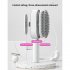 Women Air Cushion Massager Brush Household Painless Self Cleaning Hair Brush Shaping Comb with Anti slip Handle Rose Red