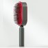 Women Air Cushion Massager Brush Household Painless Self Cleaning Hair Brush Shaping Comb with Anti slip Handle White