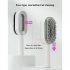 Women Air Cushion Massager Brush Household Painless Self Cleaning Hair Brush Shaping Comb with Anti slip Handle White