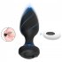 Women Anal Plug Vibrator 10 Vibration Modes Rechargeable Remote Control Butt Plug Vibrators Adult Sex Toys black