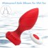 Women Anal Plug Vibrator 10 Vibration Modes Rechargeable Remote Control Butt Plug Vibrators Adult Sex Toys black