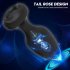 Women Anal Plug Vibrator 10 Vibration Modes Rechargeable Remote Control Butt Plug Vibrators Adult Sex Toys black