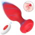 Women Anal Plug Vibrator 10 Vibration Modes Rechargeable Remote Control Butt Plug Vibrators Adult Sex Toys black