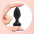 Women Anal Plug Vibrator 10 Vibration Modes Rechargeable Remote Control Butt Plug Vibrators Adult Sex Toys black
