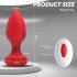 Women Anal Plug Vibrator 10 Vibration Modes Rechargeable Remote Control Butt Plug Vibrators Adult Sex Toys black