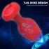 Women Anal Plug Vibrator 10 Vibration Modes Rechargeable Remote Control Butt Plug Vibrators Adult Sex Toys red