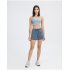 Women Athletic Shorts Elastic Waist Loose Breathable Sports Casual Shorts For Sports Fitness Yoga Running Asphaltum  10