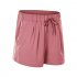 Women Athletic Shorts Elastic Waist Loose Breathable Sports Casual Shorts For Sports Fitness Yoga Running Asphaltum  8