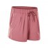 Women Athletic Shorts Elastic Waist Loose Breathable Sports Casual Shorts For Sports Fitness Yoga Running Asphaltum  10