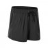 Women Athletic Shorts Elastic Waist Loose Breathable Sports Casual Shorts For Sports Fitness Yoga Running Asphaltum  10