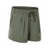 Women Athletic Shorts Elastic Waist Loose Breathable Sports Casual Shorts For Sports Fitness Yoga Running green 8