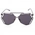 Women Big Mirror Hexagon UV400 Hollow Out Sun Glasses