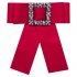 Women Bowknot Corsage Brooch Breastpin Multi layered Square Alloy Inlaid Rhinestone Valentine s Day Gift red