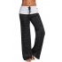 Women Casual Loose Pants Wide Trouser Legs for Yoga Sports  red XXL