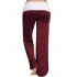 Women Casual Loose Pants Wide Trouser Legs for Yoga Sports  black XXL