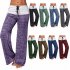 Women Casual Loose Pants Wide Trouser Legs for Yoga Sports  purple L