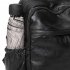 Women Casual PU Travel Backpack Solid Color Multi pocket Shoulders Bag Schoolbag Daypacks Black