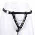Women Chain T Pants Sexy Cut Hollow Out Exotic Sheer Thongs Underwear Panties Sexy Leather Underpants For Couple Pleasant black