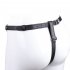 Women Chain T Pants Sexy Cut Hollow Out Exotic Sheer Thongs Underwear Panties Sexy Leather Underpants For Couple Pleasant black