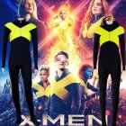 Women Cool X Men Dark Phoenix Cospaly Sweatshirt Bodysuit Stage Performance Clothing