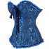 Women Corset Bustier Lingerie Bodyshaper Top Sexy Vintage Lace up Boned Overbust Strapless Corset Tops red XXL
