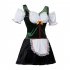 Women Cosplay Costume Dirndl Dress Lady Game Uniform for Hallowmas Beer Festival Halloween As shown M