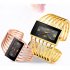Women Creative Waterproof Alloy Quartz Rectangular Dial Fashion Bracelet Watch Wristwatch 5 