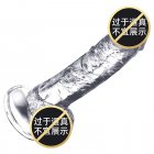 Women Crystal Jelly Realistic Clear Dildo With Suction Cup Huge Transparent Penis Dick Sex Toys Product 50