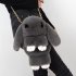 Women Cute Cartoon Rabbit Sling Bag Fluffy Bunny Shoulder Crossbody Bag