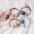 Women Cute Color Matching Ball Hair Band Rope