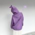 Women Cute Teletubby Design Sweatshirt Hoodies Loose Pullover Casual All match Top Bean green L