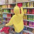 Women Cute Teletubby Design Sweatshirt Hoodies Loose Pullover Casual All match Top yellow XL
