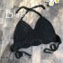 Women Delicate Knit Bikini Tops All matching Bra sky blue S