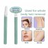 Women Disposable Razors Manual Hair Remover Facial Exfoliator With Soft Handle For Trimming Shaving green