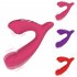 Women Double Head Vibrator Clitoral Nipple Stimulator with 10 Frequency Double Motor Vibration Purple