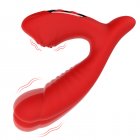 Women Double Head Vibrator Clitoral Nipple Stimulator with 10 Frequency