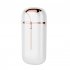 Women Double Headed Electric Shaver Ergonomic Design Hair Trimmer With Cleaning Brush For Travel beige