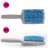 Women Dry Hair Comb Water Absorbent Microfiber Vented Back Air Bag Massage Comb For Medium Thick Hair blue 1pc