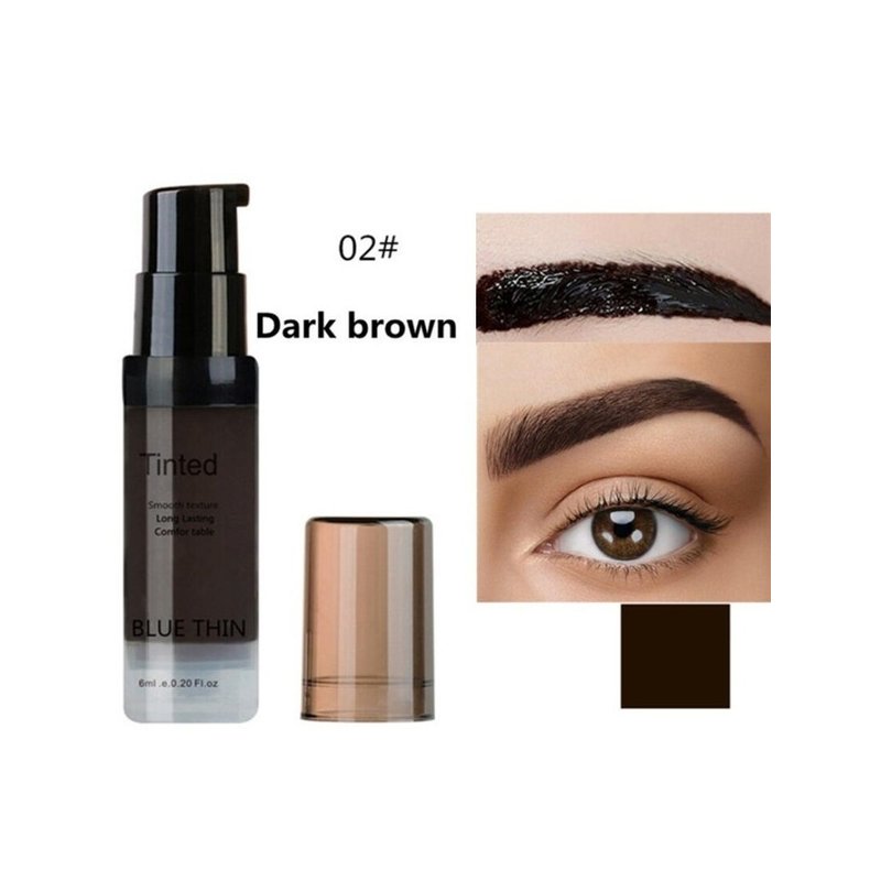 Women Eyebrow Dye Gel Waterproof Peel Off Eye Brow Wax Long Lasting Tint Shade Make Up Cosmetic 02