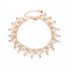 Women Fashion Crystal Tassel Anklet Beach Foot Jewelry  Silver
