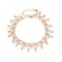 Women Fashion Crystal Tassel Anklet Beach Foot Jewelry  Silver