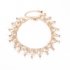 Women Fashion Crystal Tassel Anklet Beach Foot Jewelry   Gold